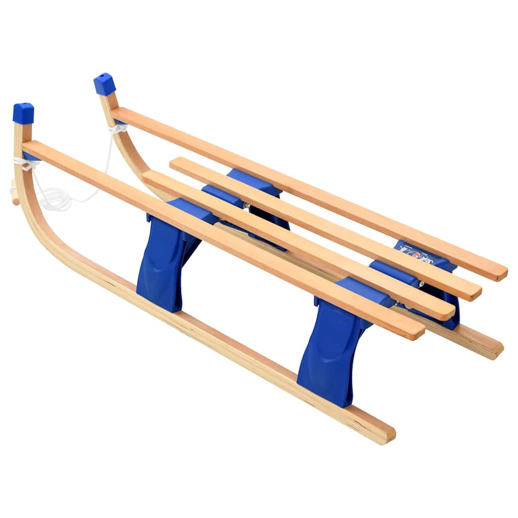 Skládací sáně dřevěné 110 cm