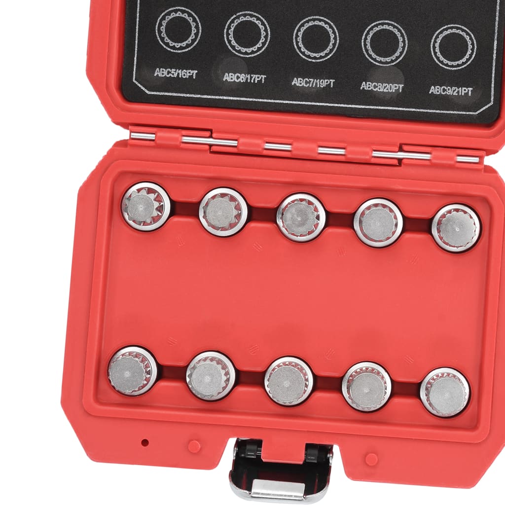 10dílná sada klíčů na matice kol pro Volkswagen