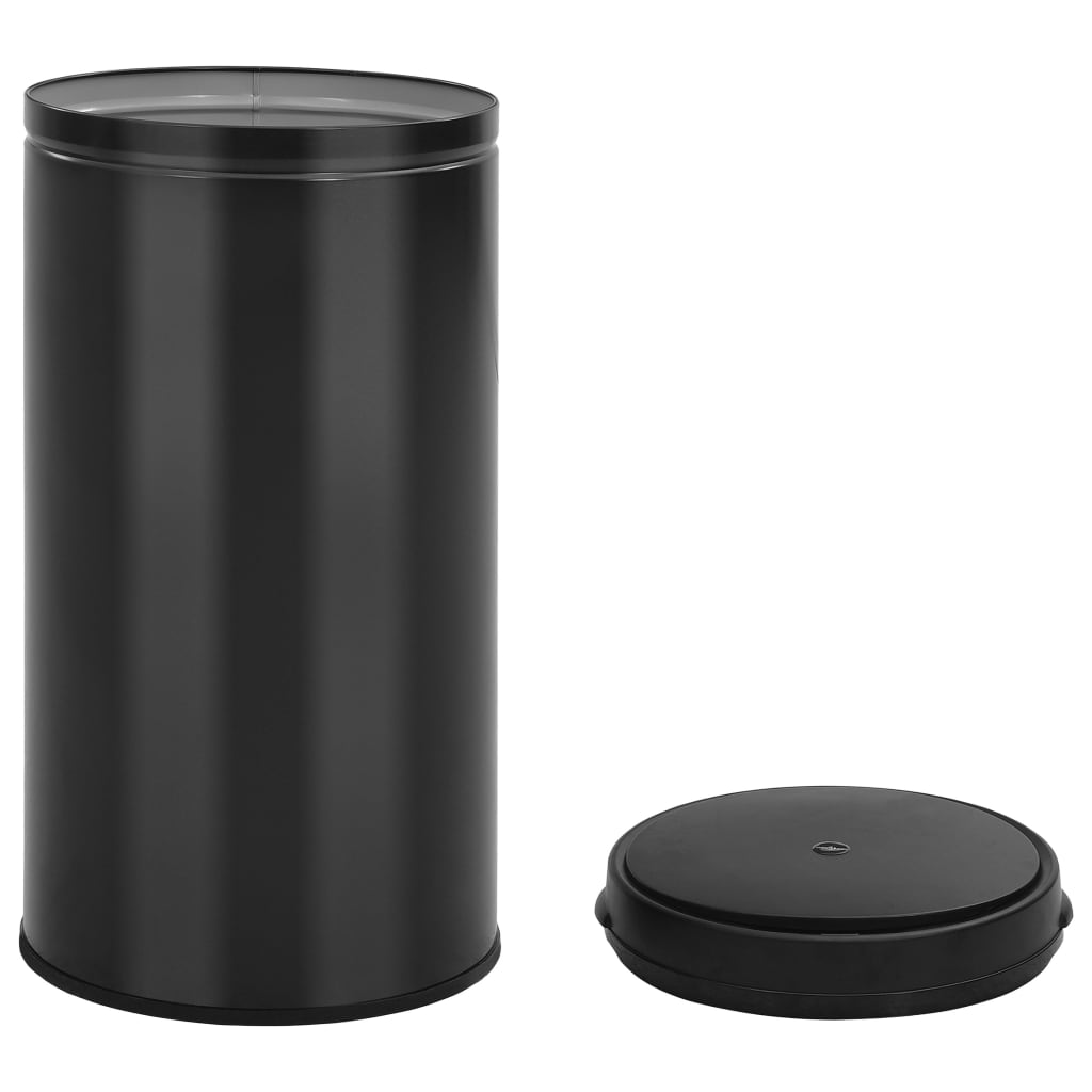 Odpadkový koš s automatickým senzorem 60 l uhlíková ocel černý