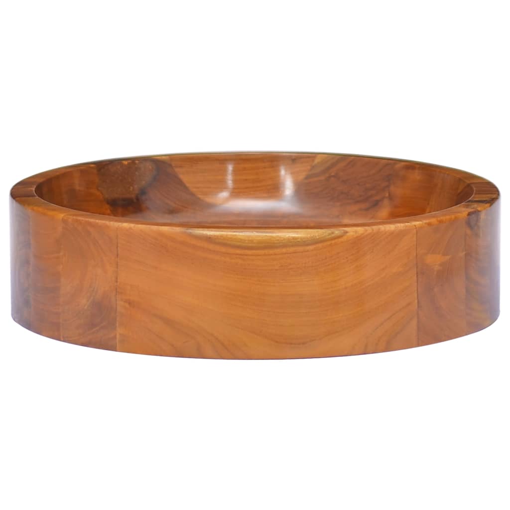 Umyvadlo masivní teak Φ40 x 10 cm