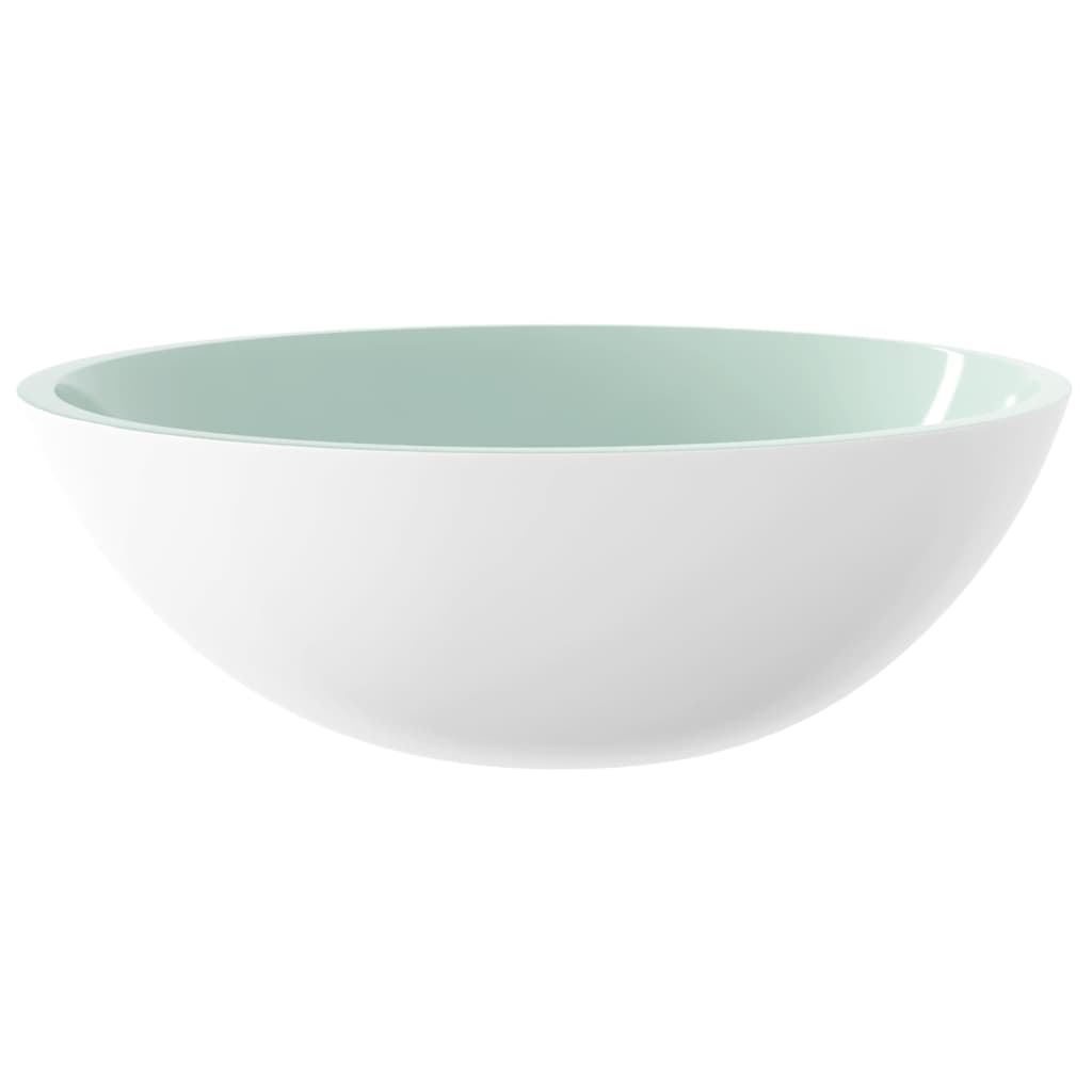 Umyvadlo sklo 50 x 37 x 14 cm bílé