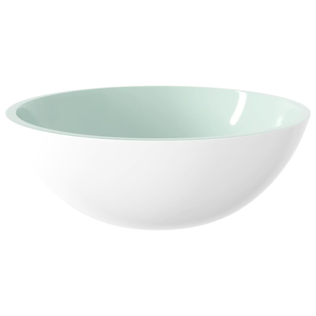 Umyvadlo sklo 50 x 37 x 14 cm bílé