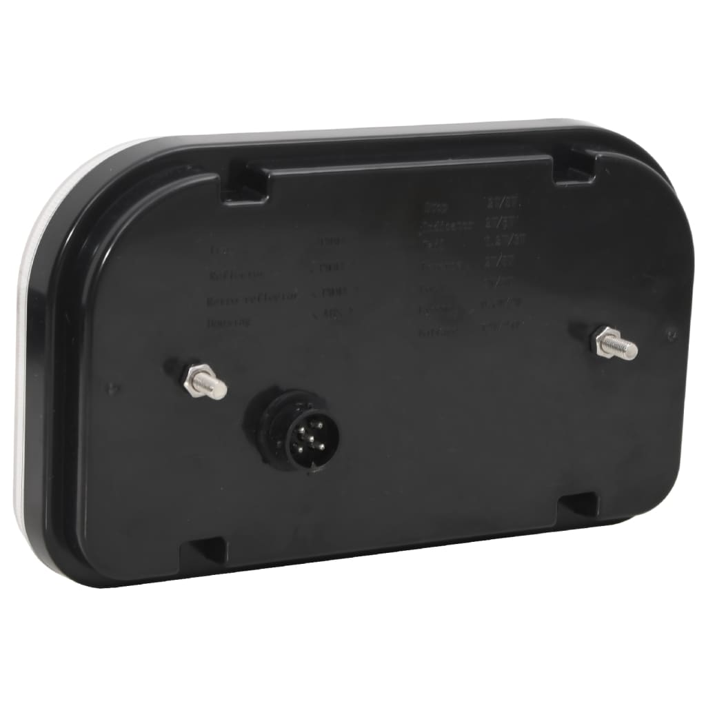 Světla na přívěs 2 ks červená 24 x 5 x 14,5 cm 12V LED žárovky