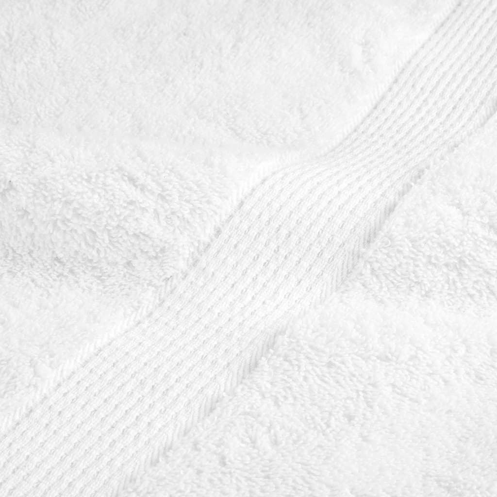 Prémiové mycí utěrky SOLUND 50 ks bílé 30x30 cm 600 g/m²