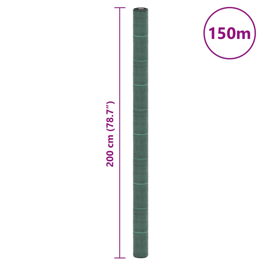 Mulčovací textilie zelená 2 x 150 m PP