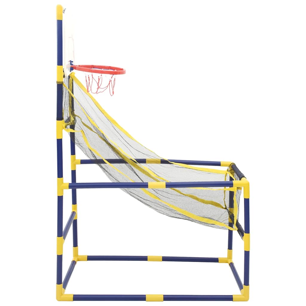 Arkádová basketbalová hra s míčem a pumpičkou 45 x 86 x 127 cm