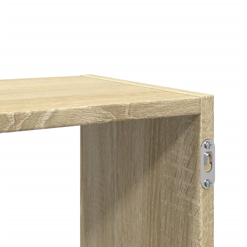 Nástěnná police dub sonoma 100 x 25 x 50 cm kompozitní dřevo