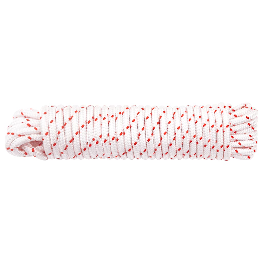 Startovací šňůra bílo-červená Ø 6 mm 10 m nylon