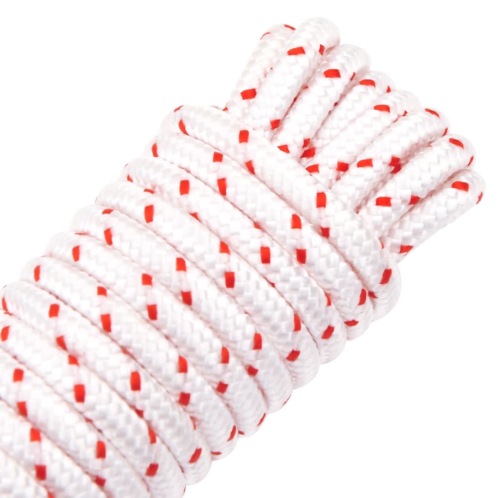 Startovací šňůra bílo-červená Ø 6 mm 10 m nylon
