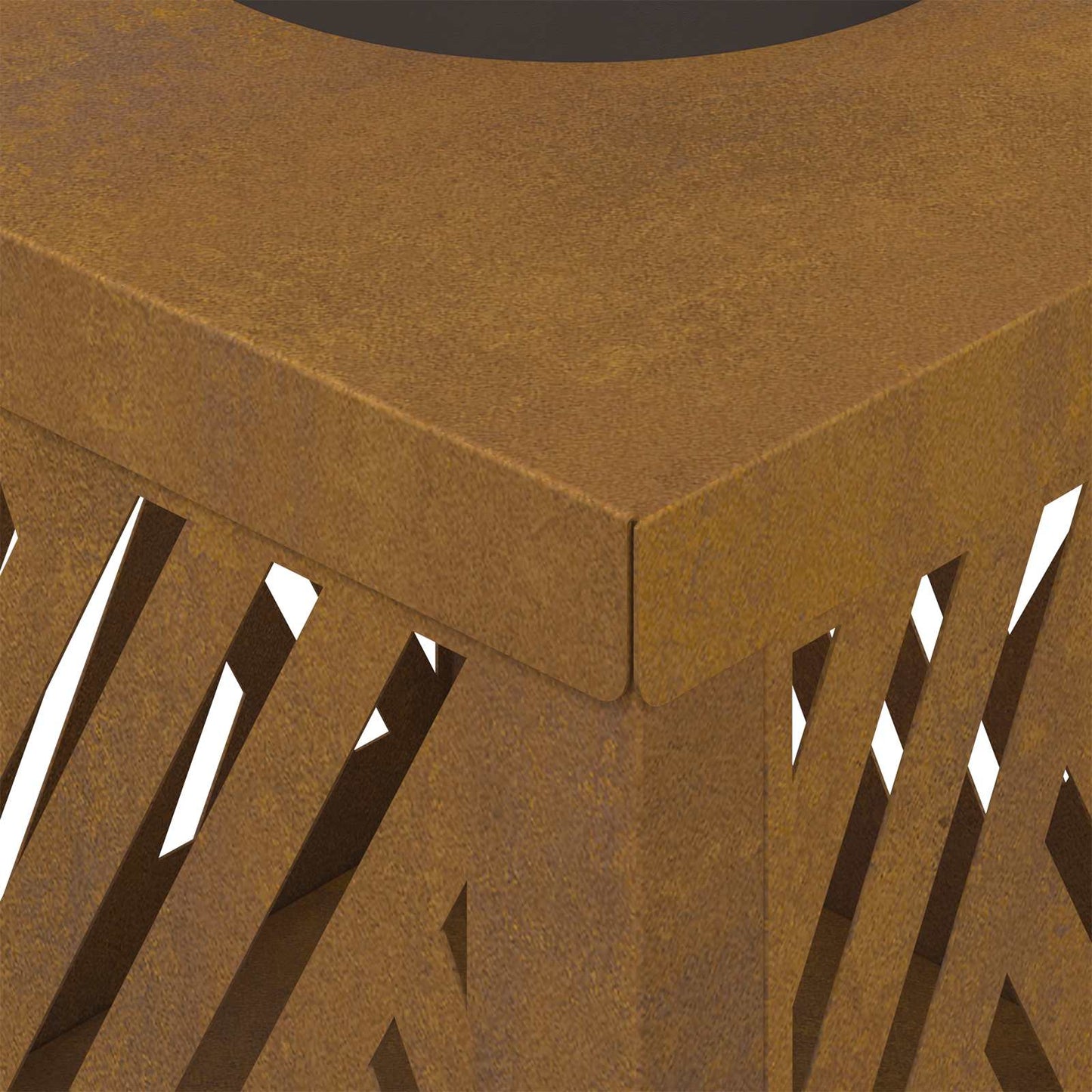 Solární LED Cestovní Světlo 2 pcs Cortenová ocel Cortenová ocel