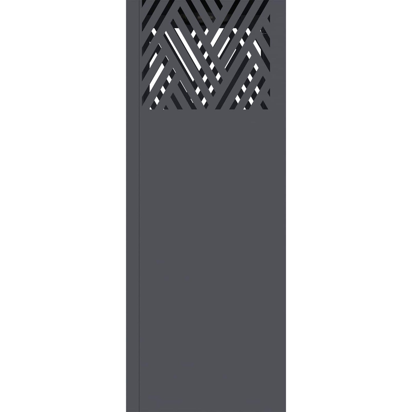 Solární LED Cestovní Světlo Rybí kost 2 pcs Antracit