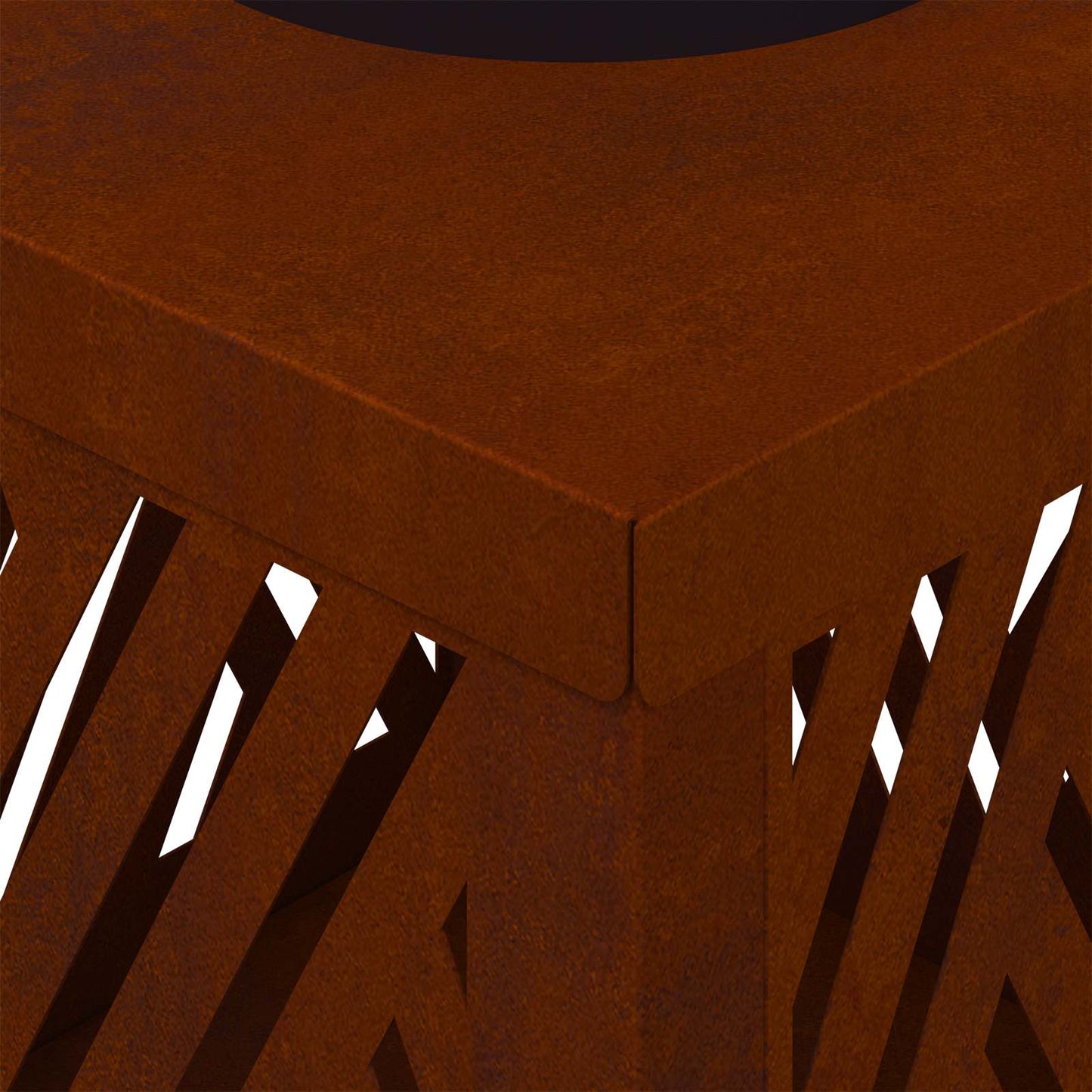 Solární LED Cestovní Světlo 2 pcs Cortenová ocel Cortenová ocel