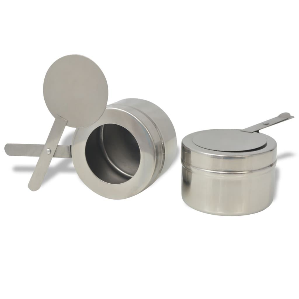 Třídílná sada ohřívačů z nerezové oceli