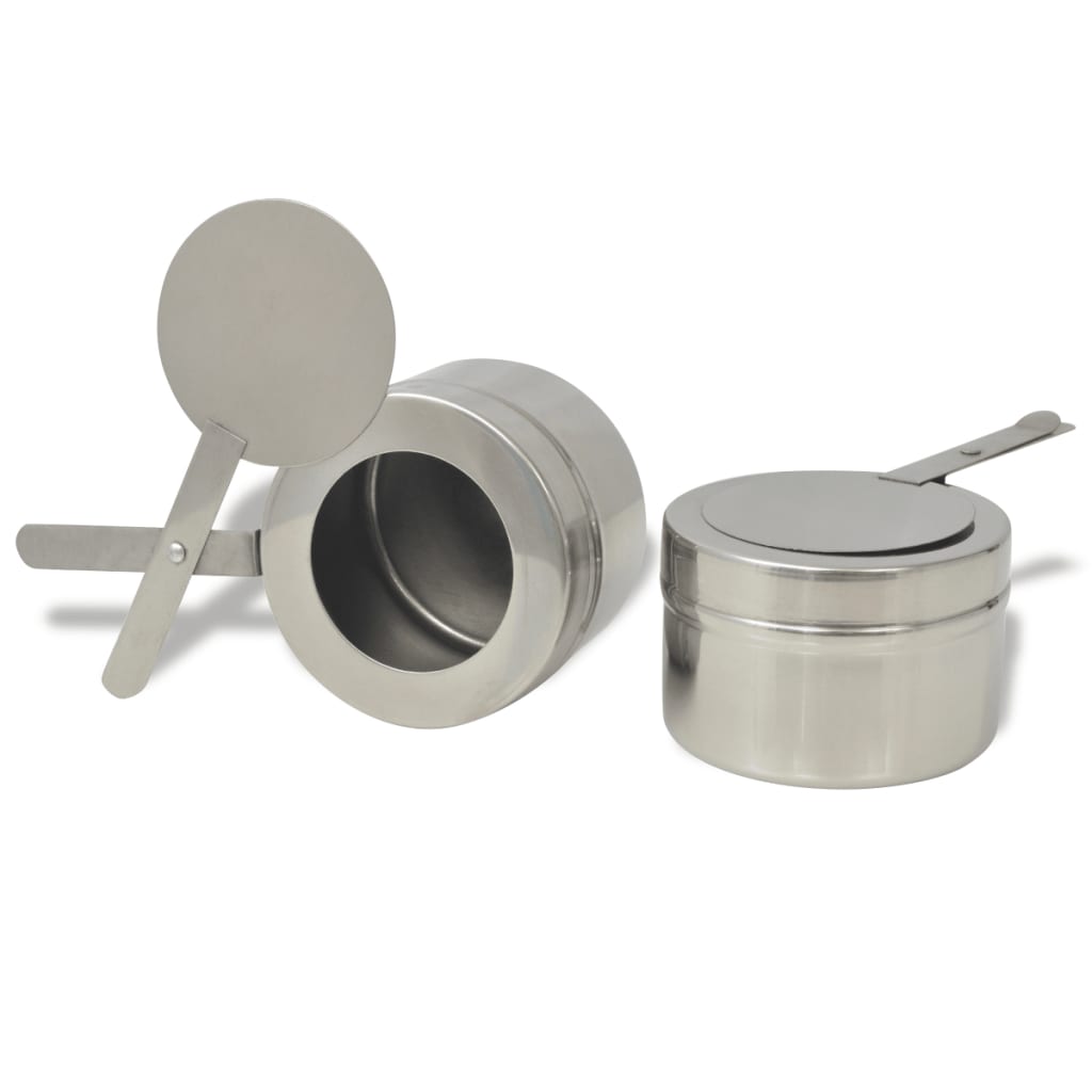 Čtyřdílná sada ohřívačů z nerezové oceli