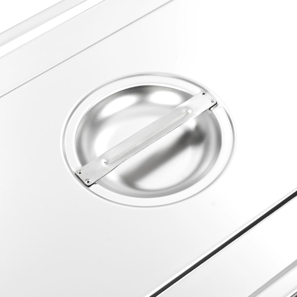 Víka na gastronádoby 1/1 GN 2 ks nerezová ocel