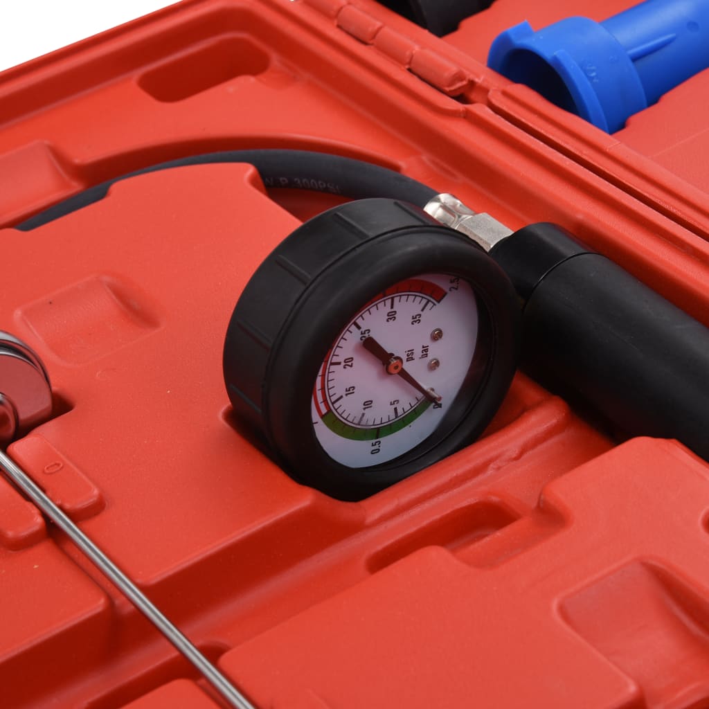 18dílný chladící systém a tlakový tester chladiče