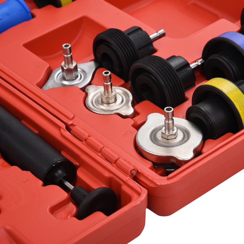 18dílný chladící systém a tlakový tester chladiče