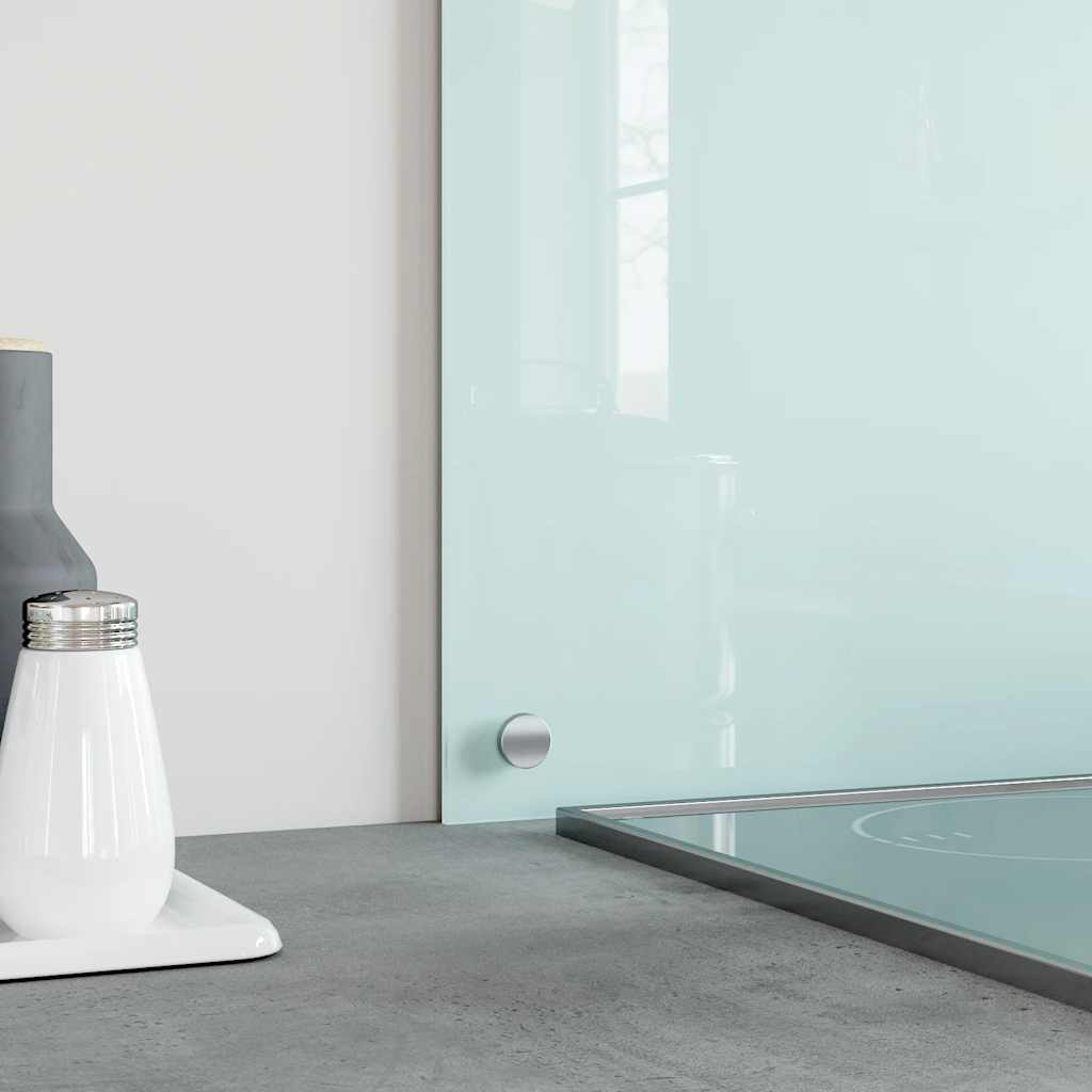 Kuchyňský panel bílý 70 x 60 cm tvrzené sklo