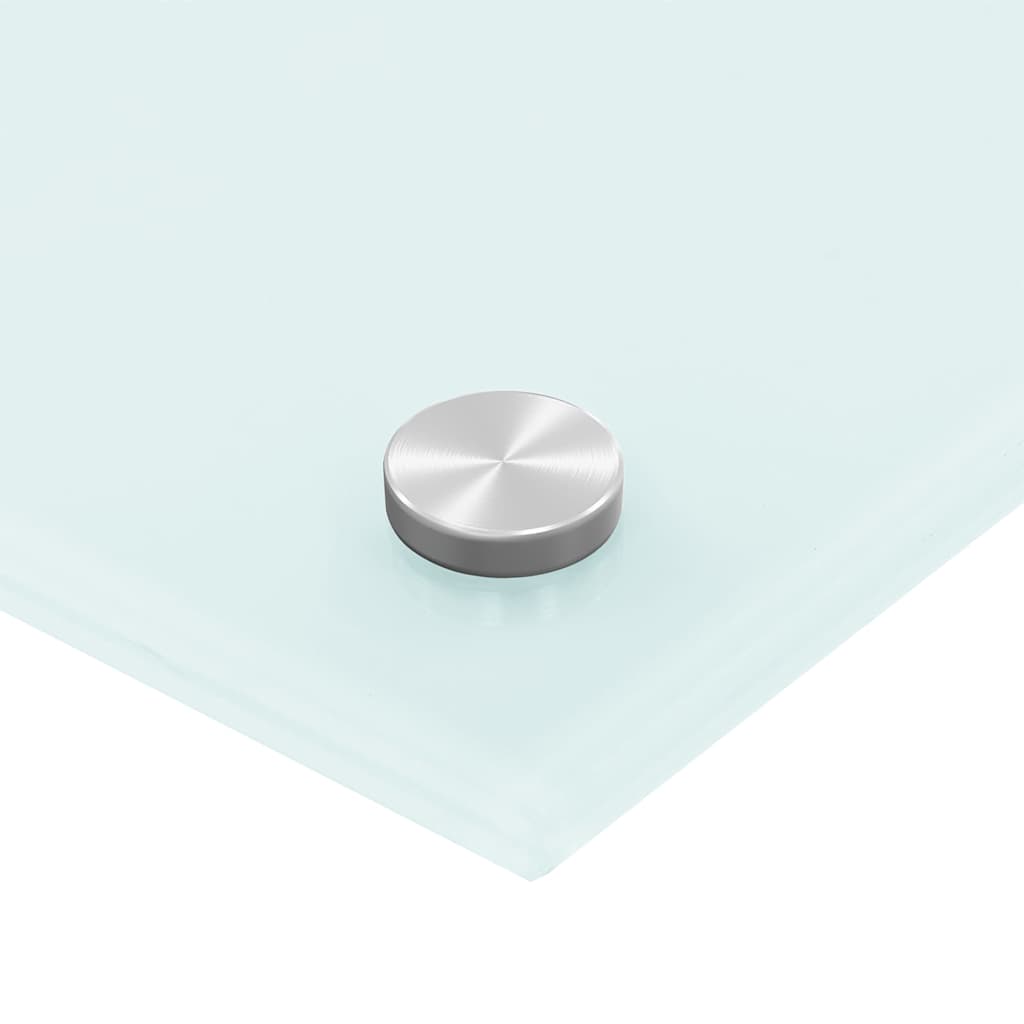 Kuchyňský panel bílý 90 x 40 cm tvrzené sklo