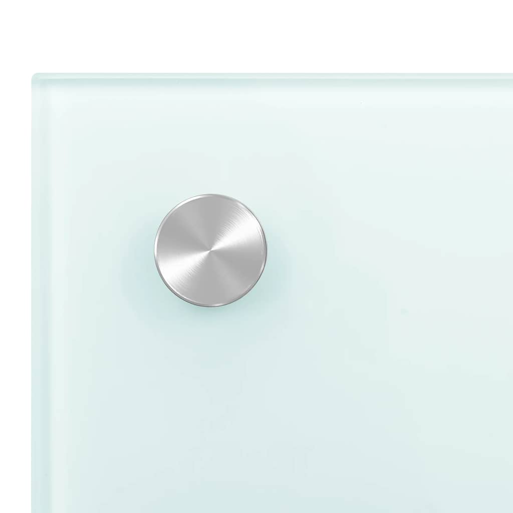 Kuchyňský panel bílý 90 x 40 cm tvrzené sklo