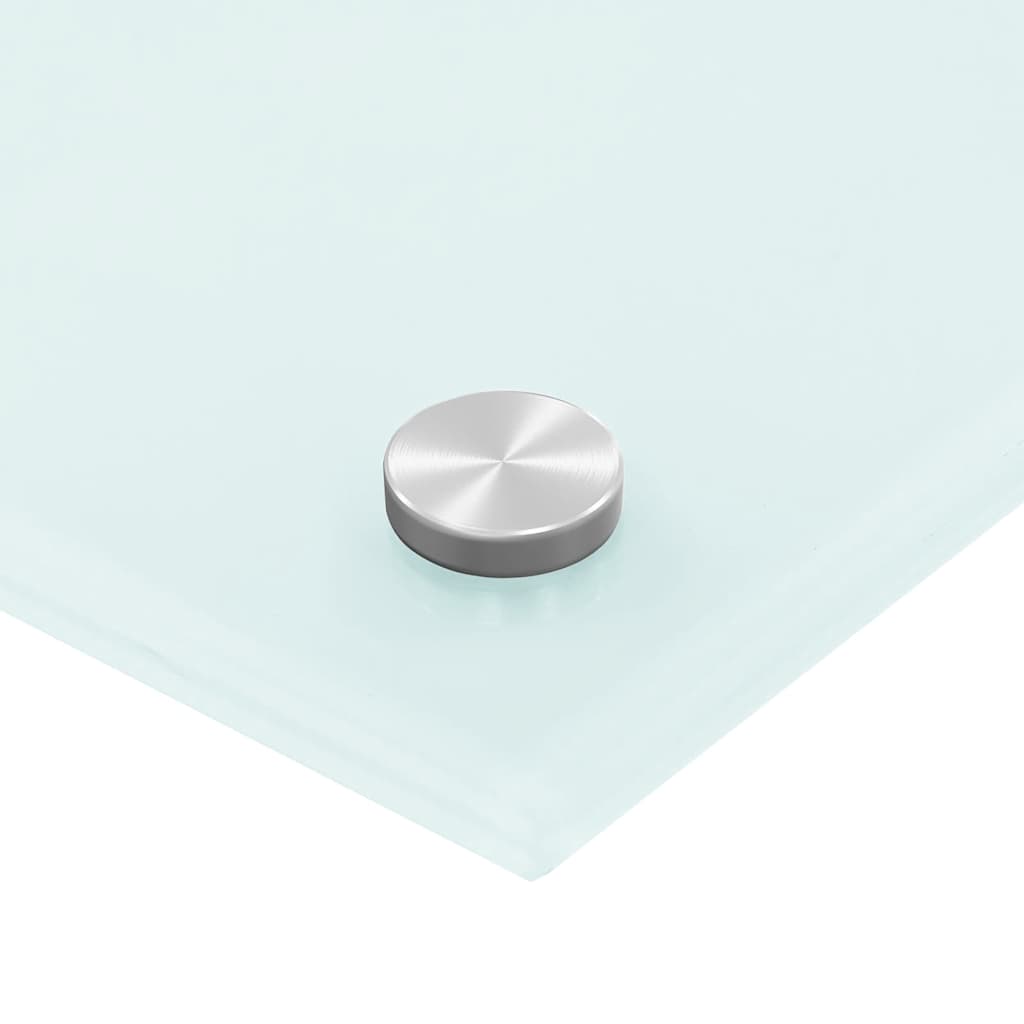 Kuchyňský panel bílý 90 x 50 cm tvrzené sklo