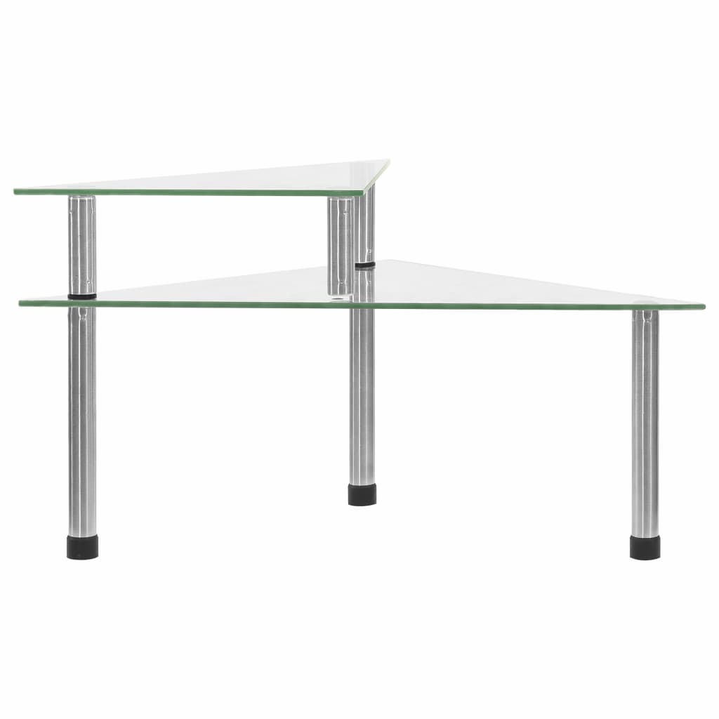 Kuchyňská police průhledná 49,5 x 35 x 19 cm tvrzené sklo