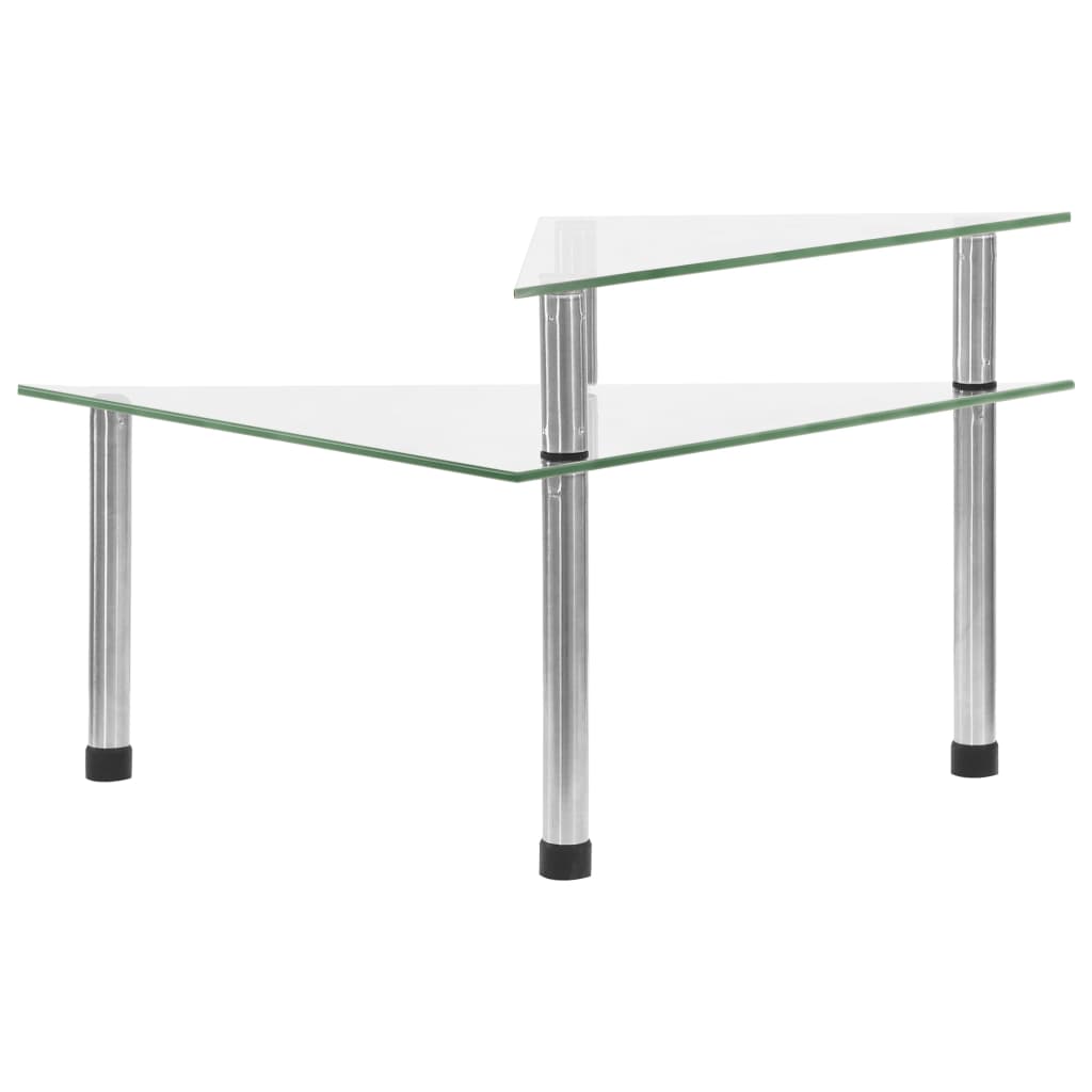 Kuchyňská police průhledná 49,5 x 35 x 19 cm tvrzené sklo