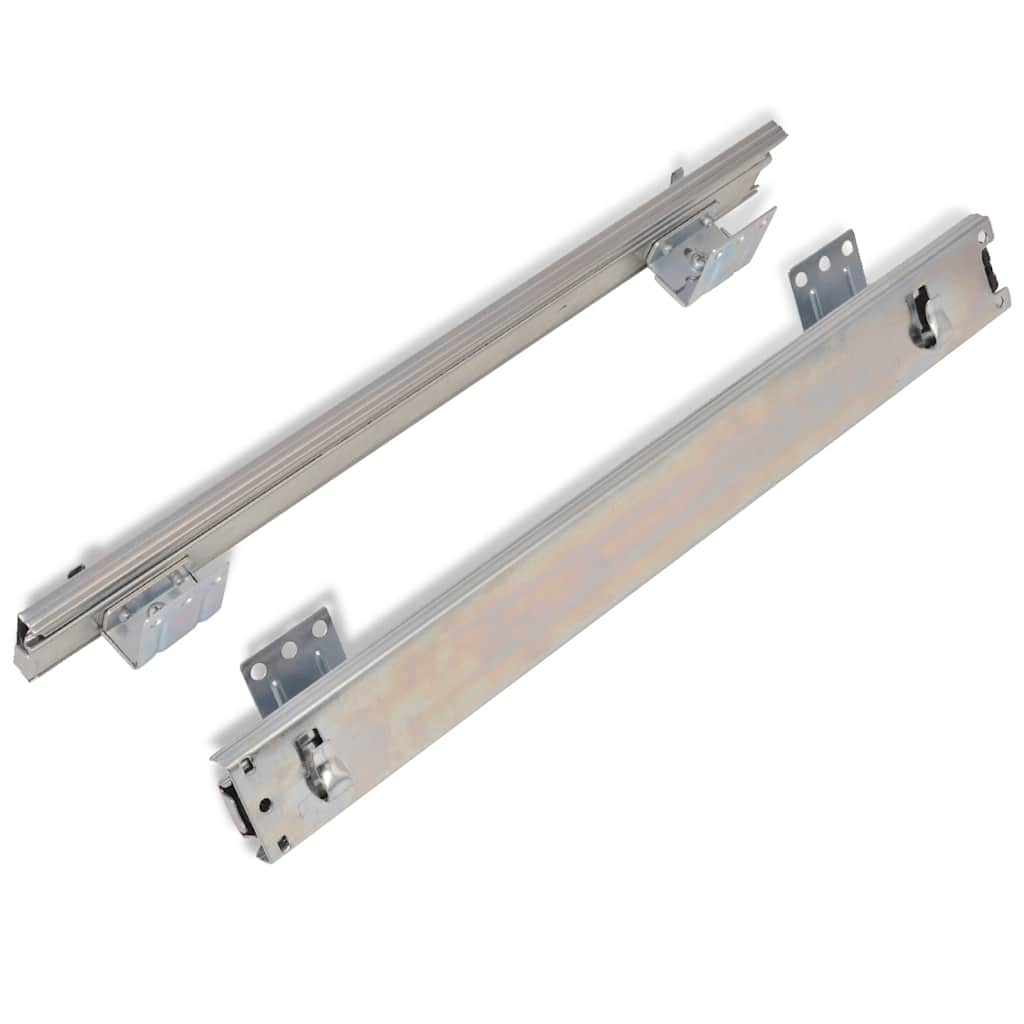 Vysouvací drátěné košíky 2 ks stříbrné 600 mm