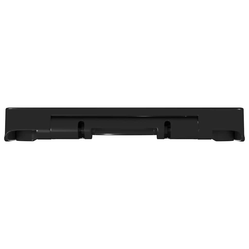 Toaletní sedátko pomalé sklápění rychloupínací černé