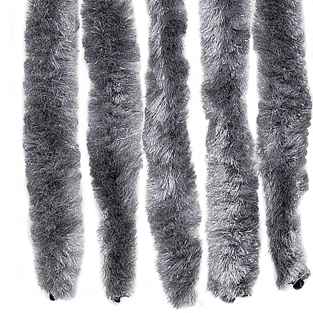 Závěs proti hmyzu stříbrný 100 x 220 cm Chenille