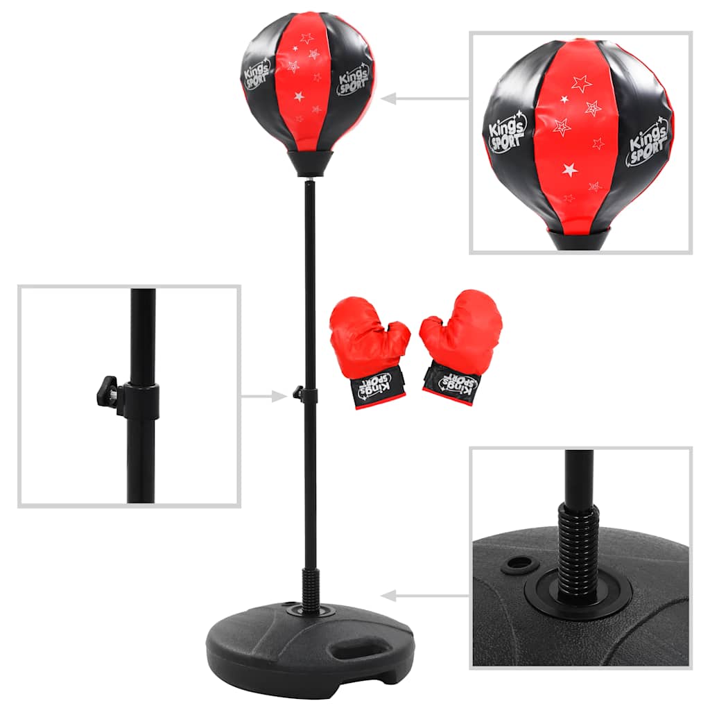 Dětský boxovací míč s příslušenstvím 87–120 cm