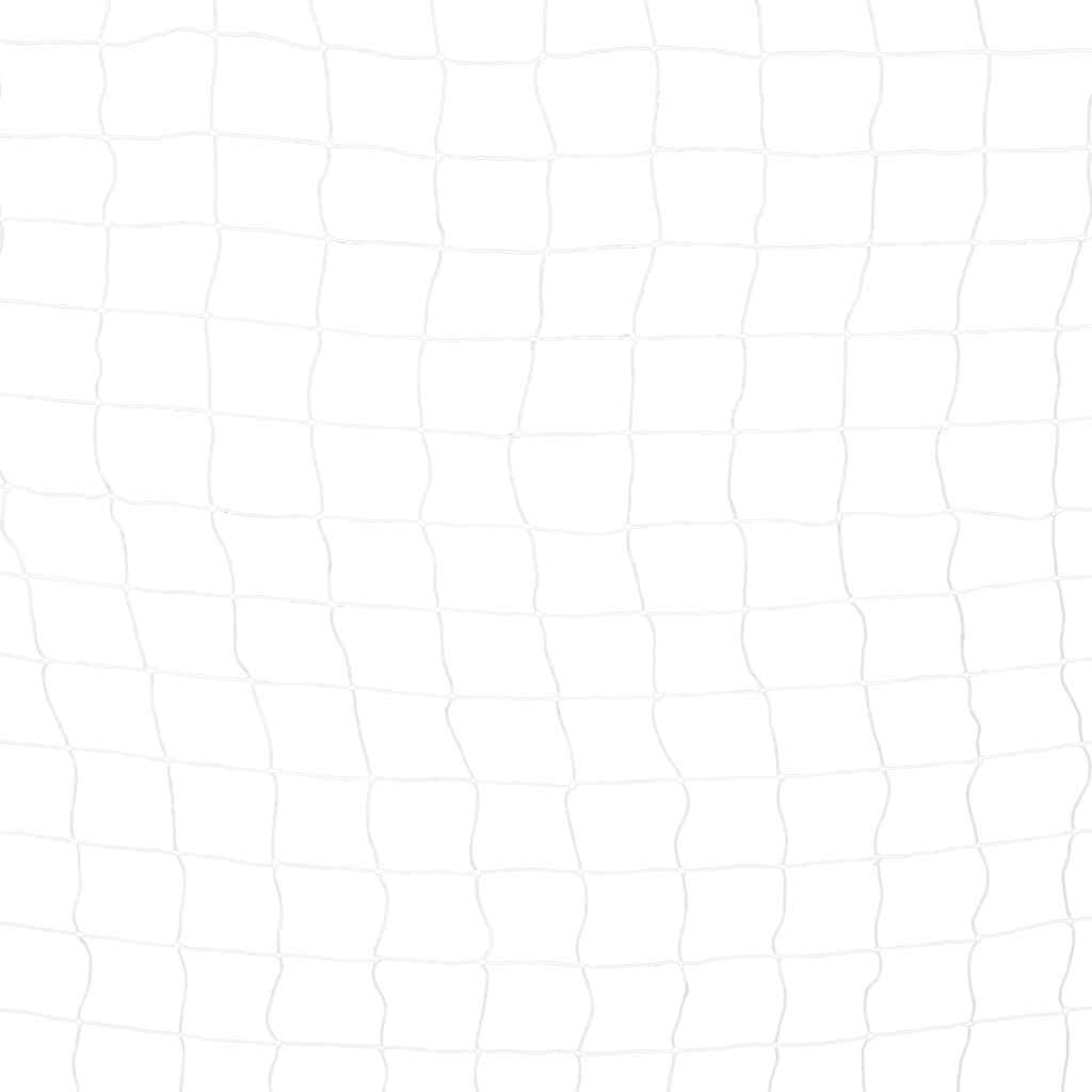 Fotbalová branka 300 x 200 x 90 cm kovová černá a bílá