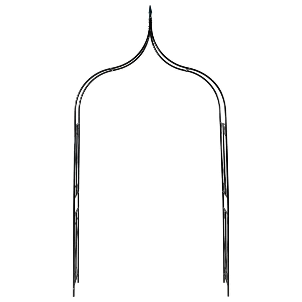 Zahradní oblouk tmavě zelený 142 x 37 x 275 cm železný