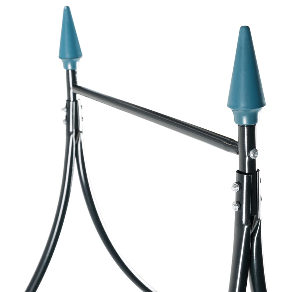 Zahradní oblouk tmavě zelený 142 x 37 x 275 cm železný