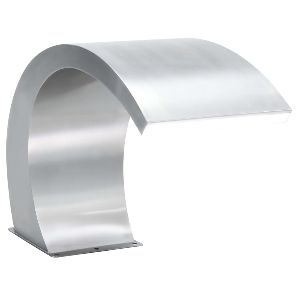 Bazénová fontána s LED osvětlením nerezová ocel 30 x 60 x 45 cm