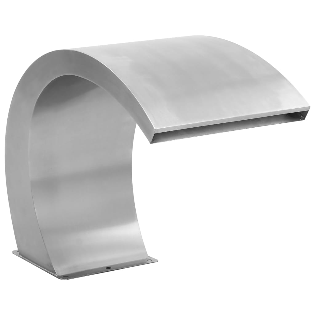 Bazénová fontána s LED osvětlením nerezová ocel 30 x 60 x 45 cm