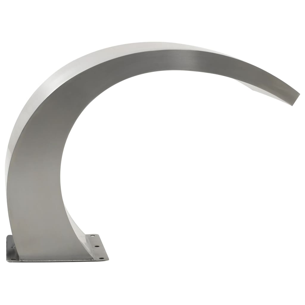 Bazénová fontána s LED osvětlením nerezová ocel 30 x 60 x 45 cm