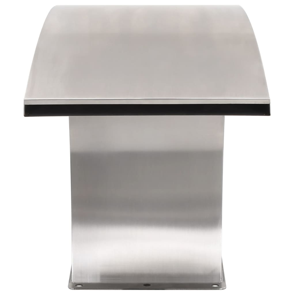 Bazénová fontána s LED osvětlením nerezová ocel 30 x 60 x 45 cm