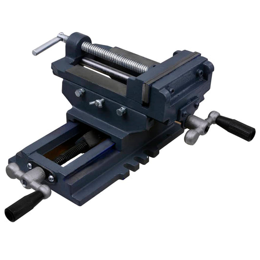 Ručně ovládaný strojní svěrák pod vrtačku křížový 127 mm