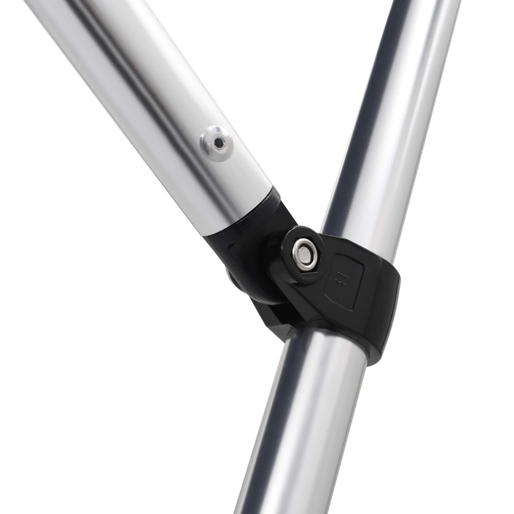 Bimini stříška se 3 oblouky bílá 183 x 160 x 137 cm