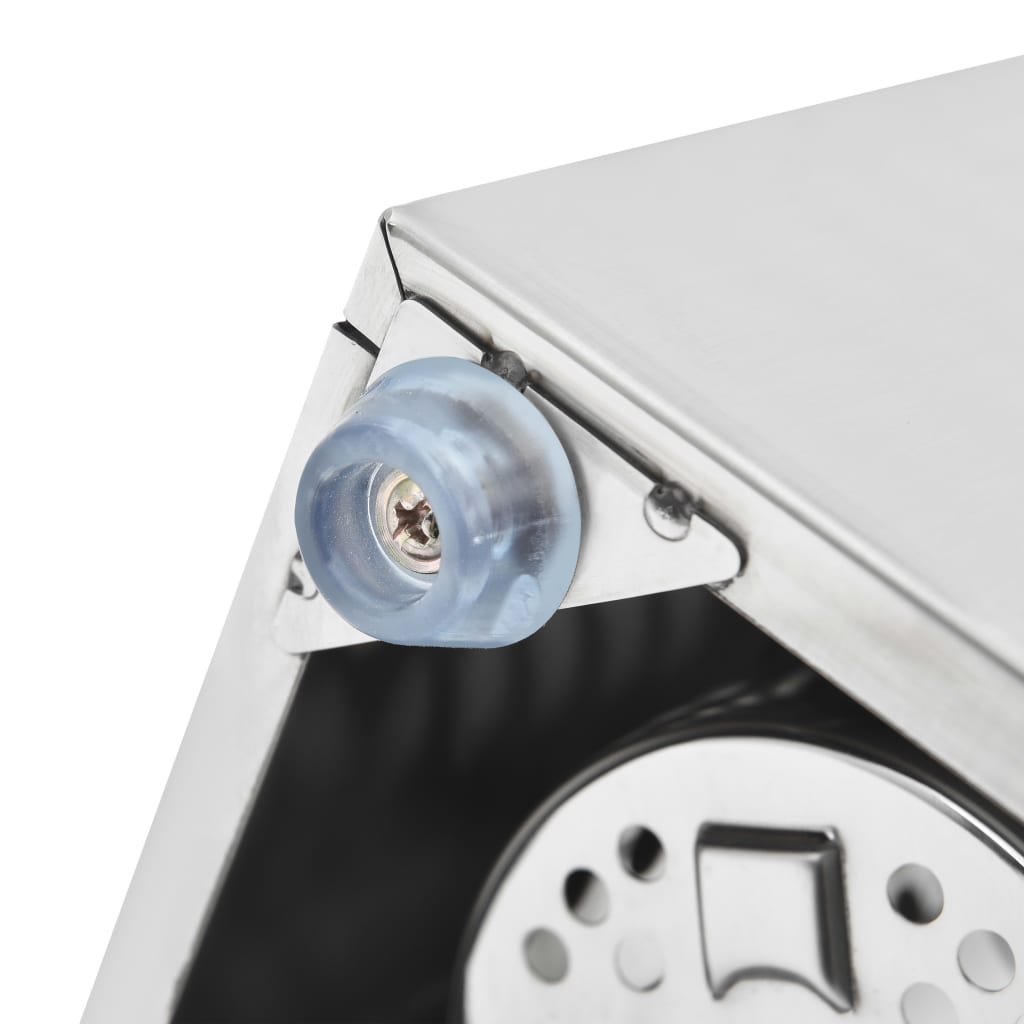 Stojan na příbory 6 košíků čtvercový nerezová ocel