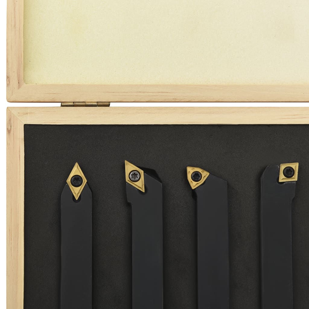 12dílné nože s vyměnitelnými plátky pro soustruh 16x16mm 100 mm