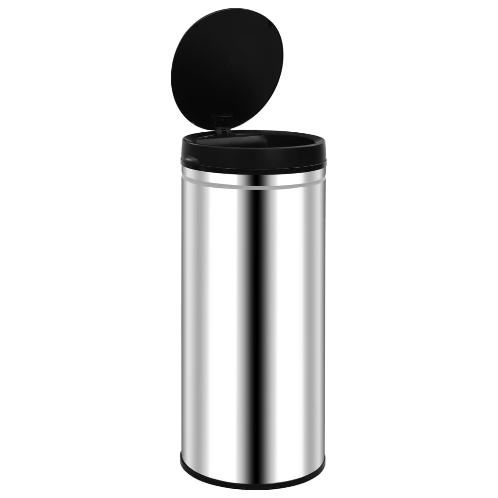 Odpadkový koš s automatickým senzorem 80 l nerezová ocel