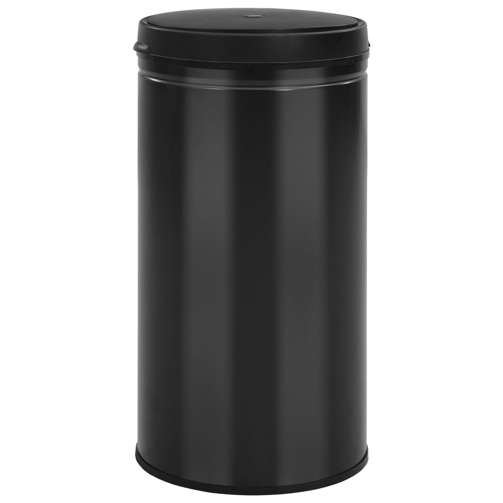 Odpadkový koš s automatickým senzorem 60 l uhlíková ocel černý
