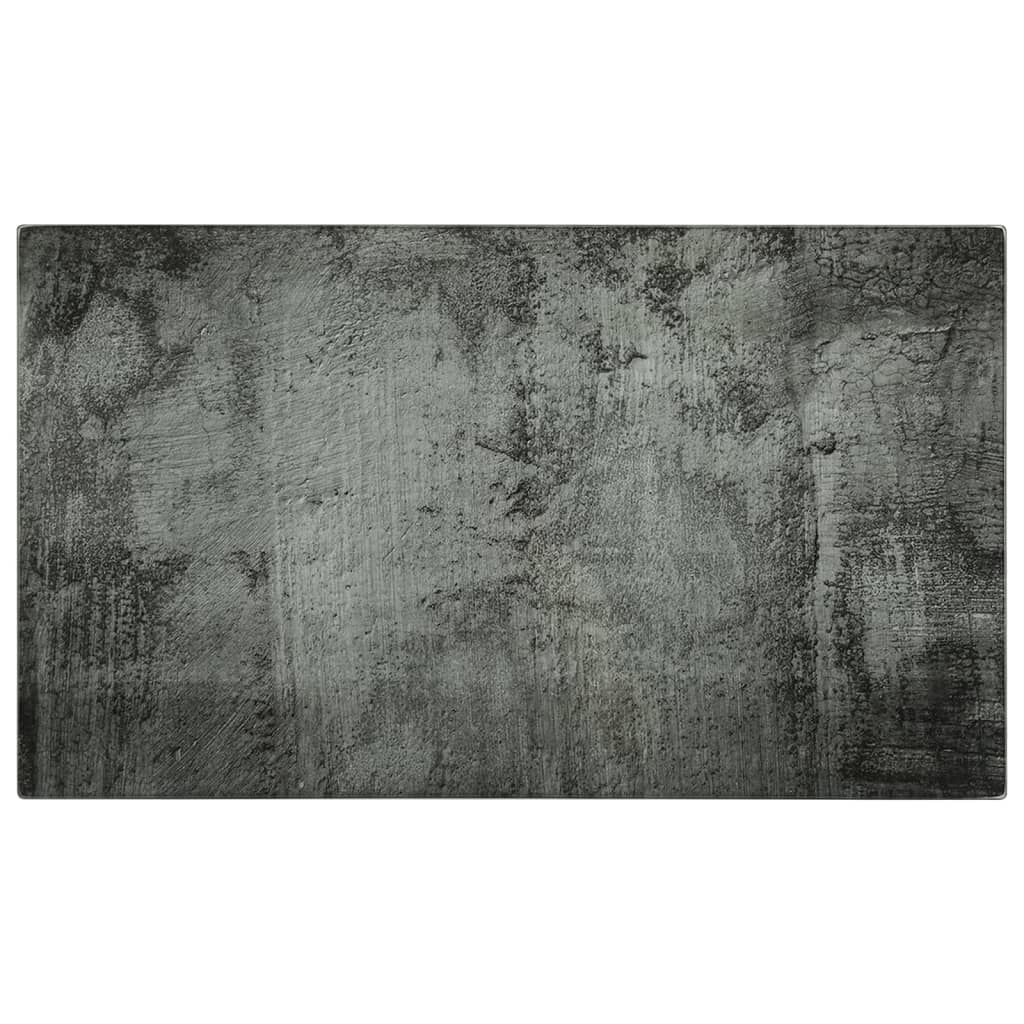 Kuchyňská prkénka 2 ks se vzorem betonu tvrzené sklo