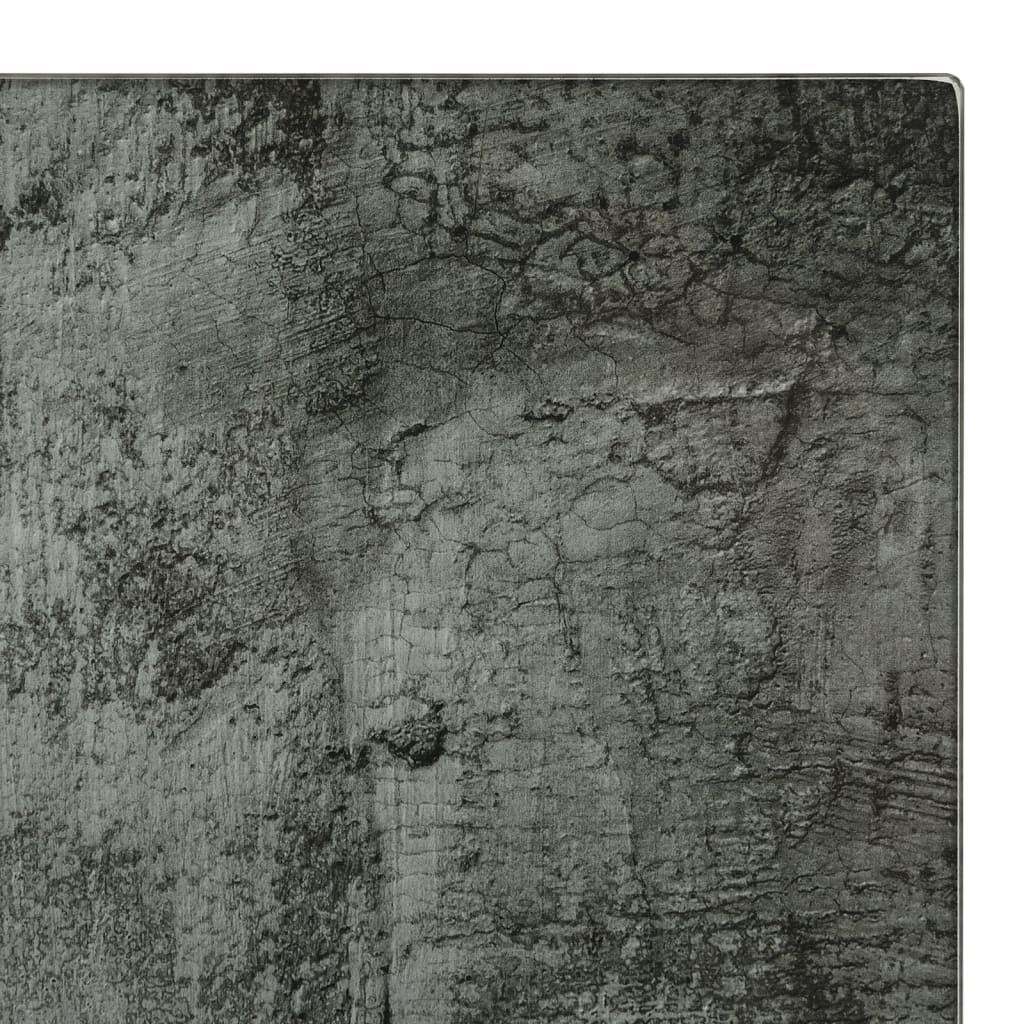 Kuchyňská prkénka 2 ks se vzorem betonu tvrzené sklo