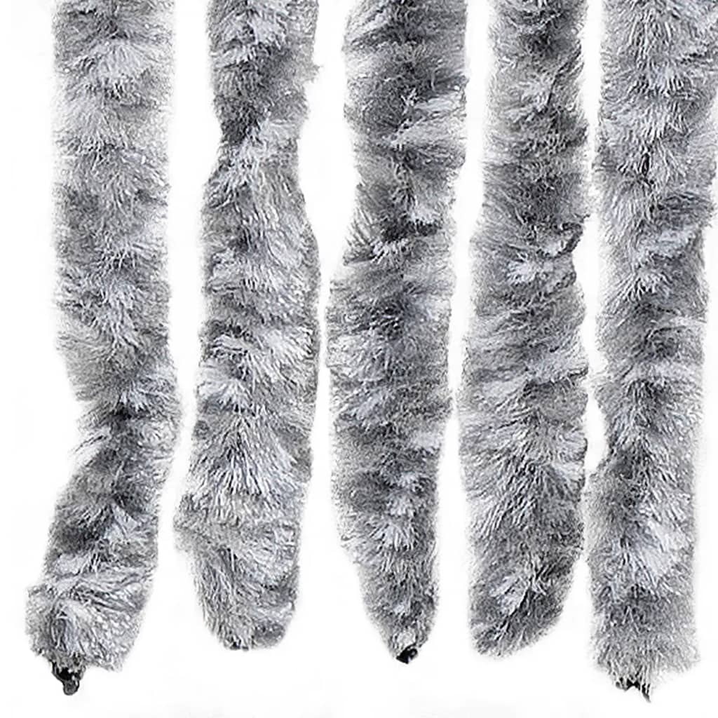 Závěs proti hmyzu bílošedý 118 x 220 cm Chenille