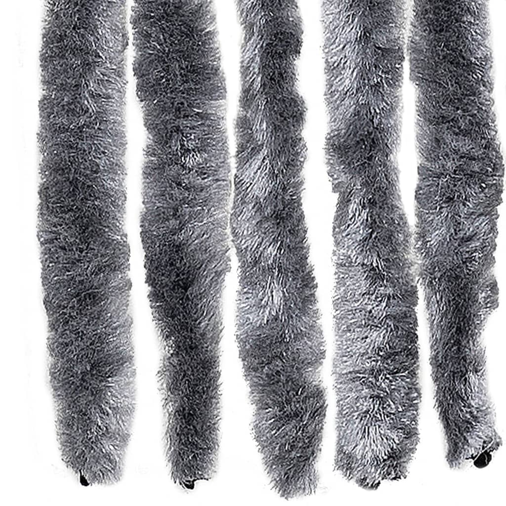 Závěs proti hmyzu stříbrný 118 x 220 cm Chenille