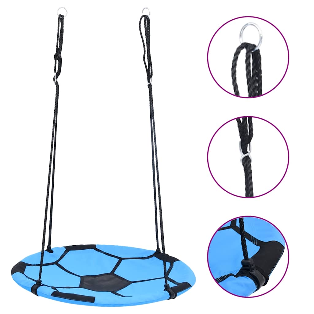 Houpačka hnízdo ve tvaru fotbalového míče 100 cm