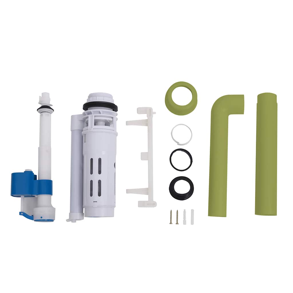 Splachovací WC nádržka se spodním přívodem vody 3/6 l olivová